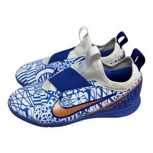 Nike Jr Zoom Mercurial Vapor 15 CR7 Azulejo Indoor Soccer Shoes Youth 5